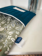 Pochette à livre de poche renard vert & bleu