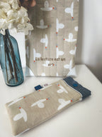 Pochette à lunettes Cigognes