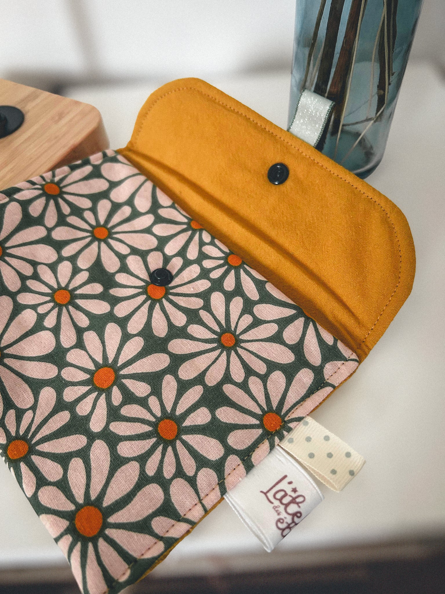 Pochette à maquillage Marguerites