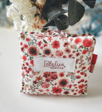 Pochette à lingettes motif fleuri