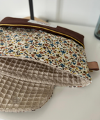 Pochette à liseuse fleurie d'automne