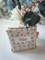 Pochette à lingettes motif petits oiseaux