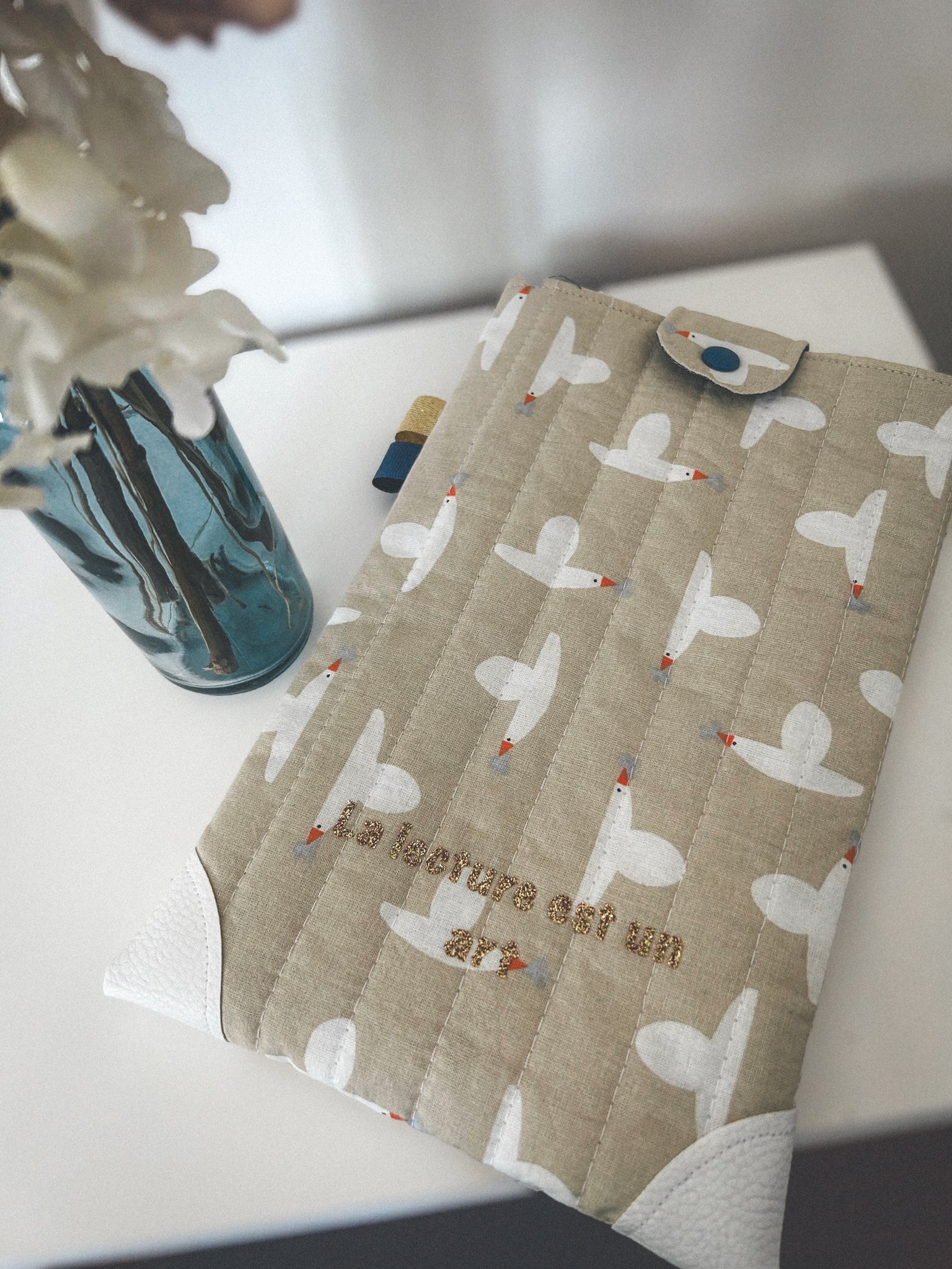 Pochette à livre Cigognes