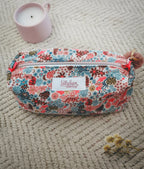 Trousse en velours zippée