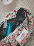 Trousse en velours zippée