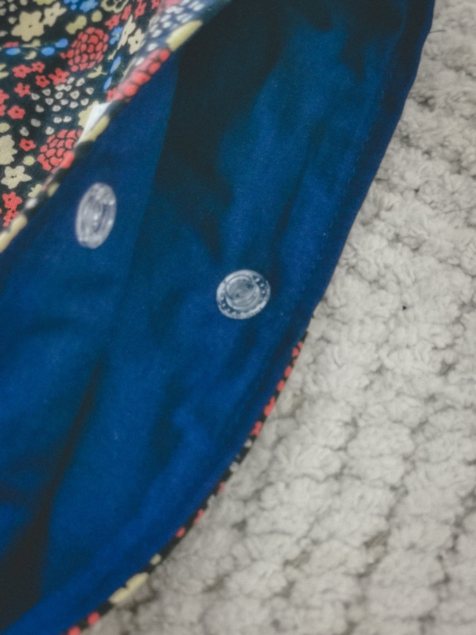 Pochette à livre A5 – Vert et fleuri