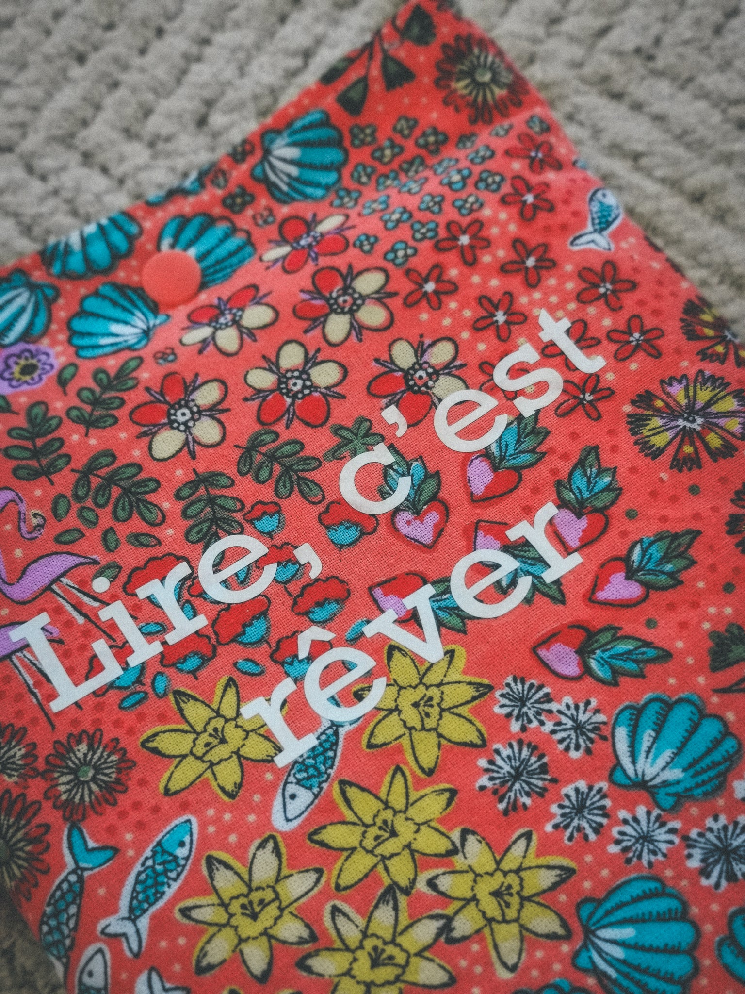 Pochette à livre A5 – Lire c’est rêver