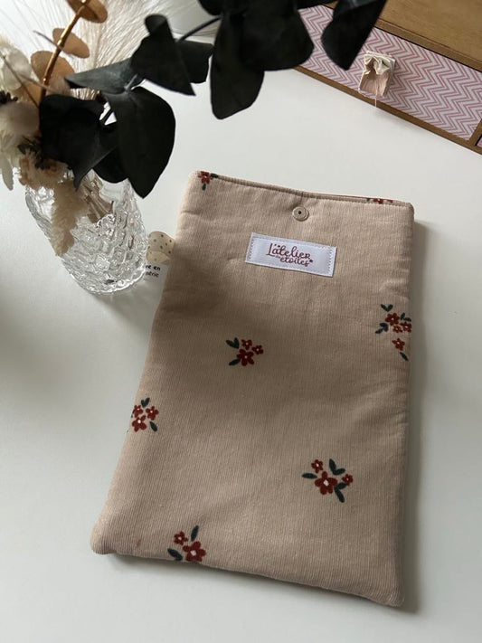 Pochette à livre en tissu, format A5